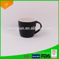 hot new product for 2015 glazed black mug ceramic